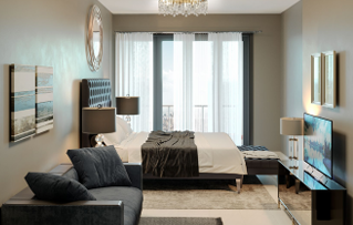 Contemporary Fully Furnished 2 Bedroom Apartments in Riverside.